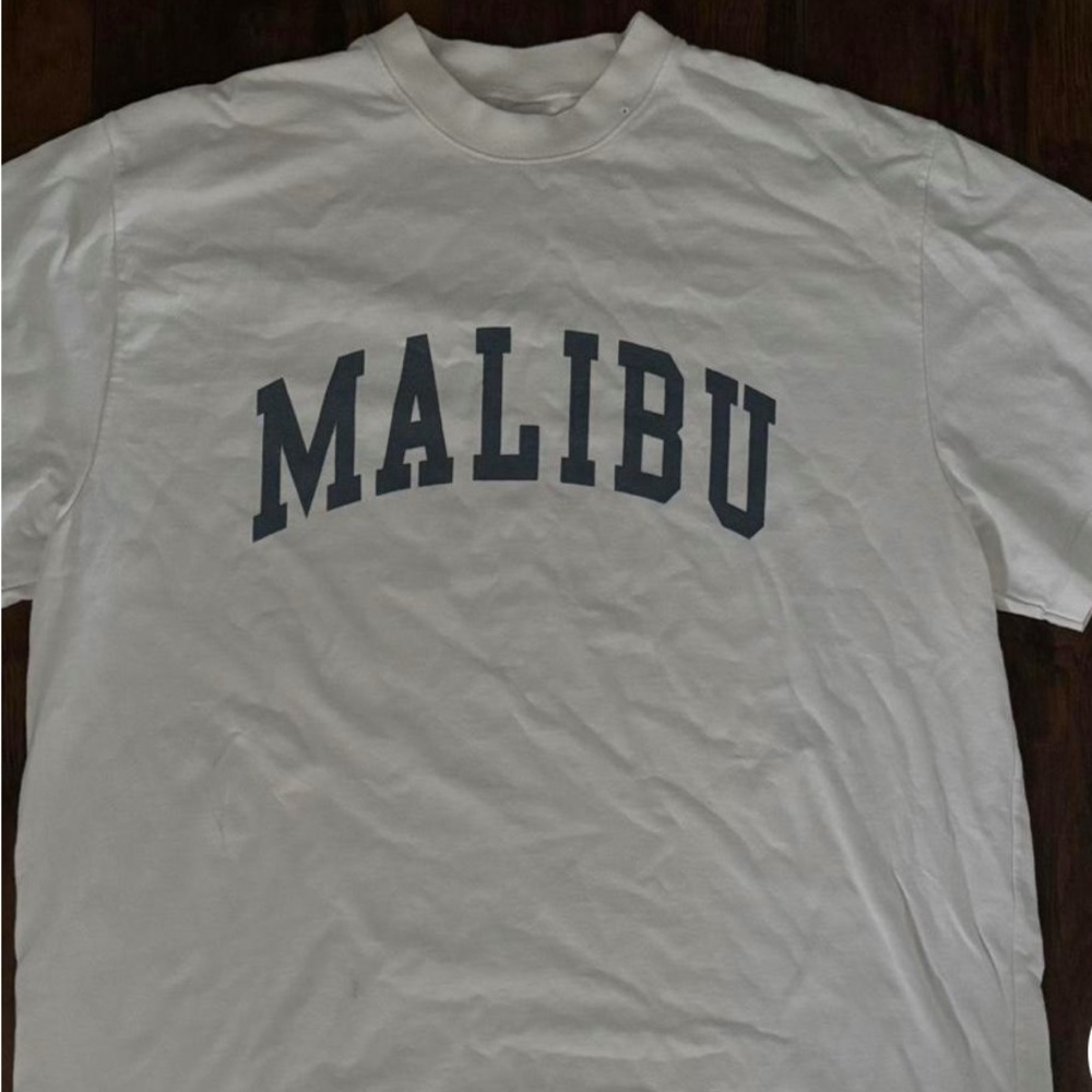 Brandy Melville White Malibu Tee